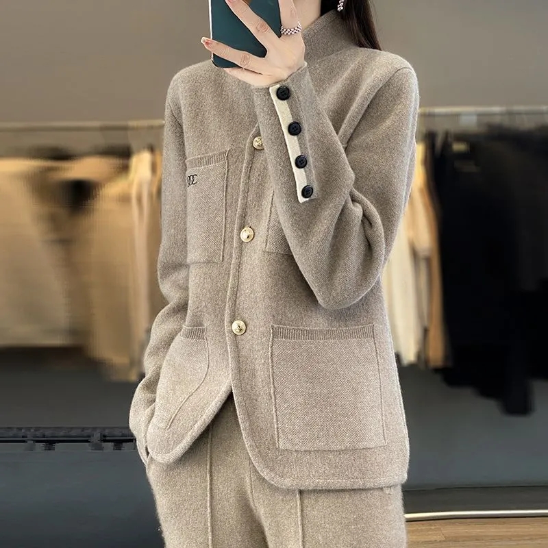Wool Coat Peacoat - 2024 Autumn And Winter New Style