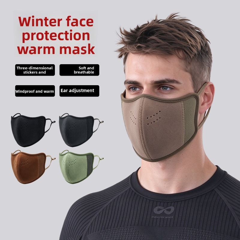 Neck Gaiter Fleece - Winter Thermal Face Mask Motorcycle Riding