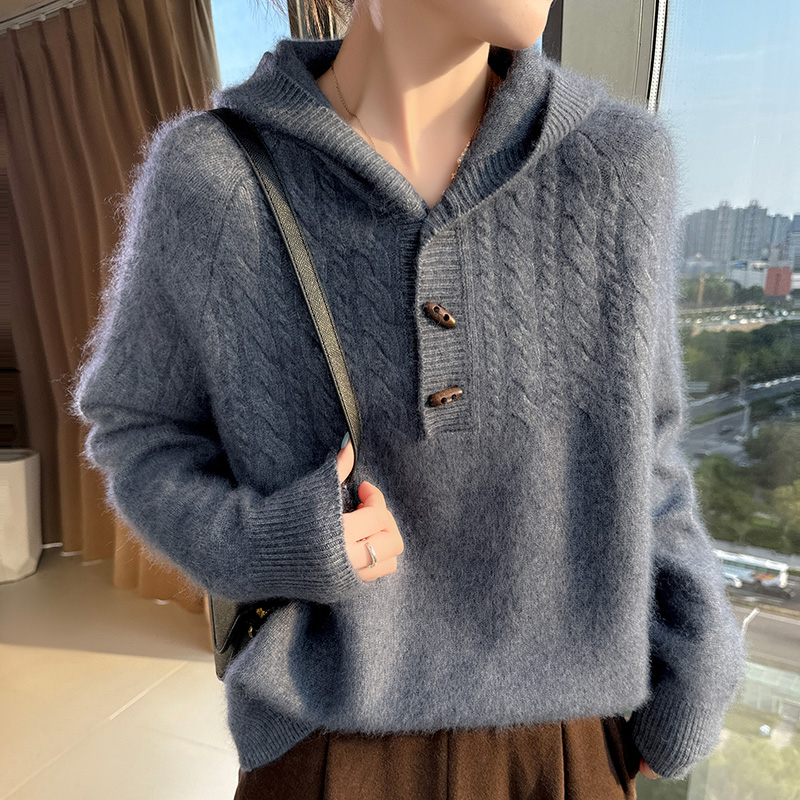 100% Pure Mink Cashmere Knitte - Wool Coat Peacoat ulasan dan harga