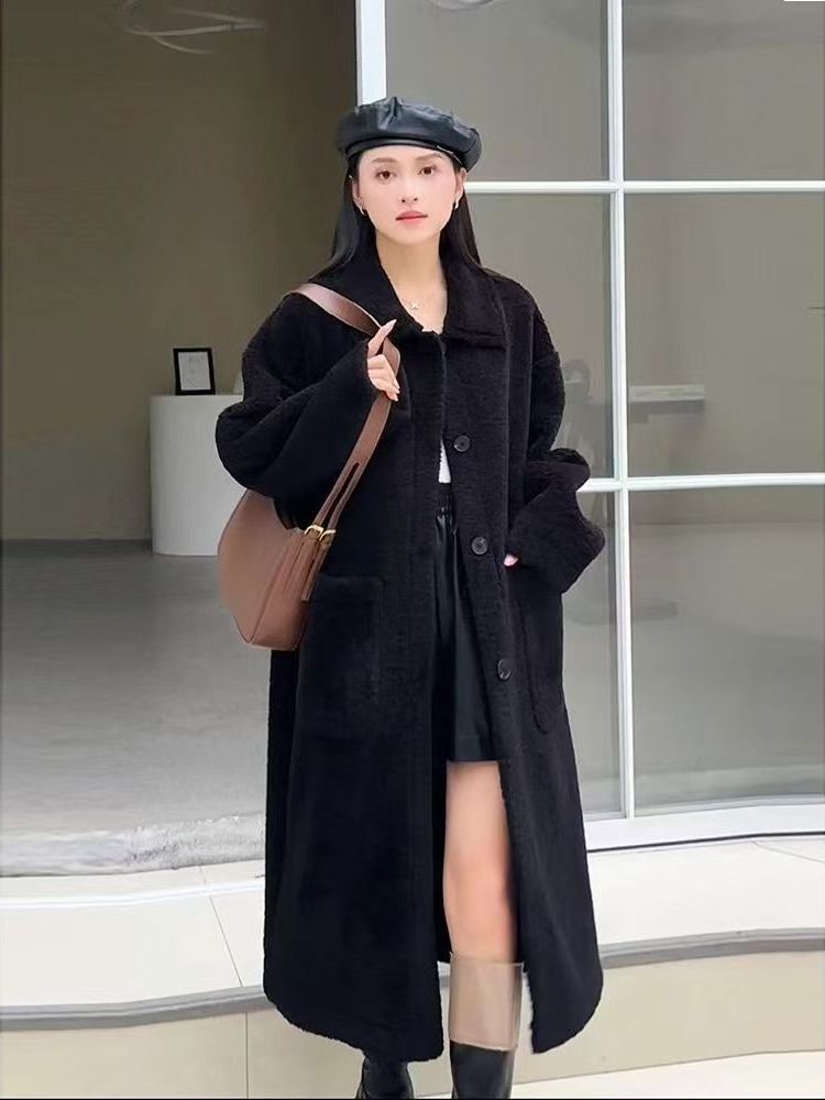 Japanese Style plus Size Women - Wool Coat Peacoat ulasan dan harga