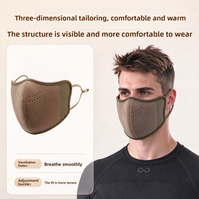 Winter Thermal Face Mask Motor - Neck Gaiter Fleece ulasan dan harga