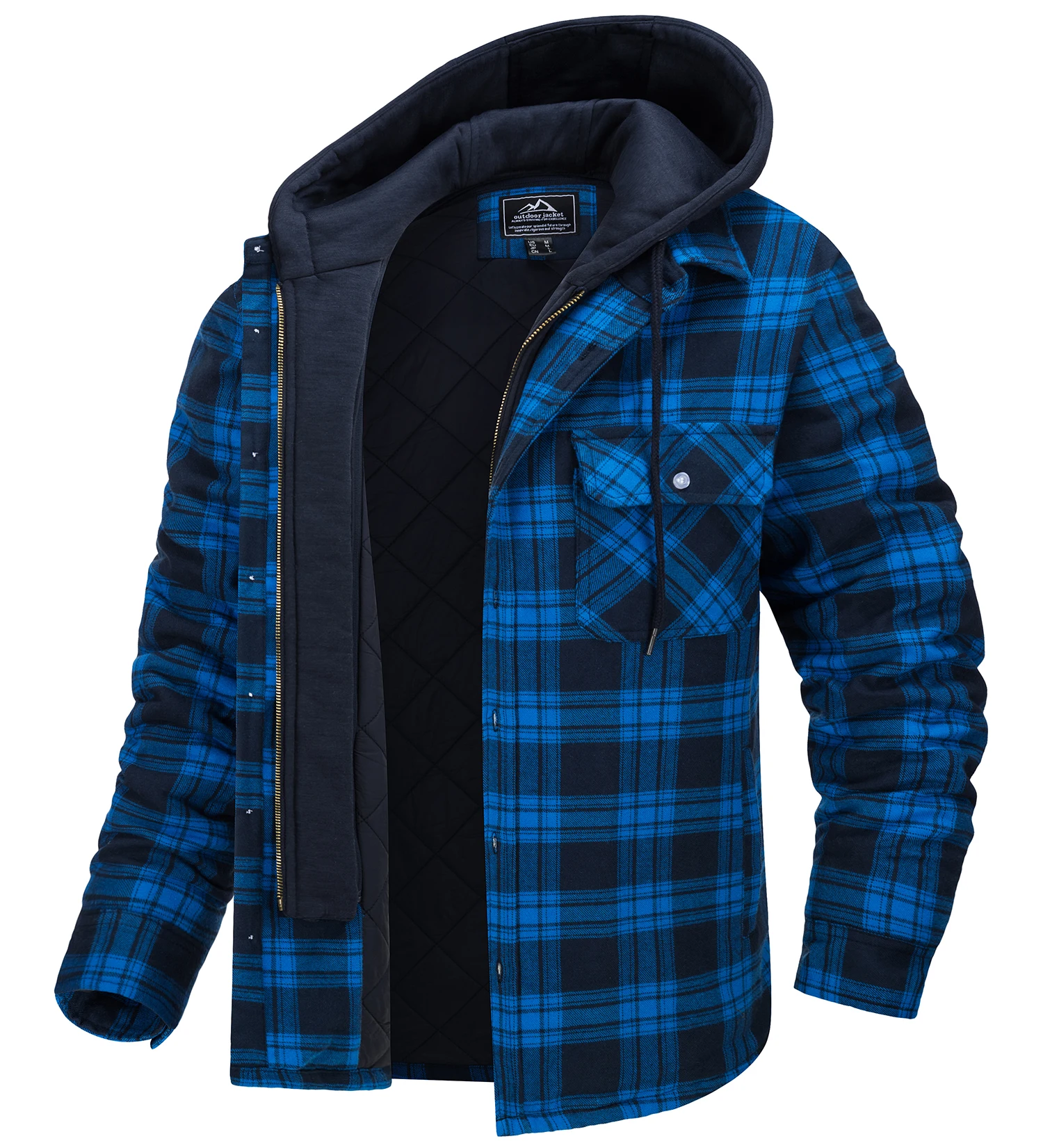 2026 Men's Flannel Shirt Jacke - Flannel Shirt Lined ulasan dan harga